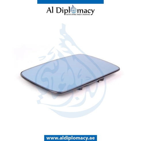 Left Right Mirror Glass, Blue, OR for BMW 3 Series E46 (1998-2005) models, Part Number T-51168250441-BL