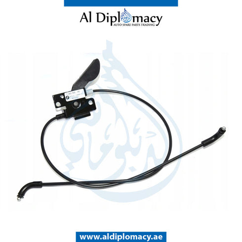 HOOD RELEASE CABLE for BMW 5 Series F01 (2008-2015) models, Part Number T-51237183765