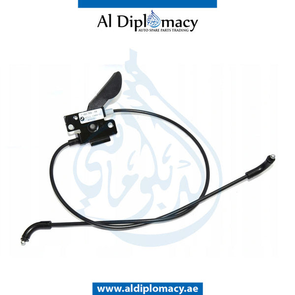 HOOD RELEASE CABLE for BMW 5 Series F01 (2008-2015) models, Part Number T-51237183765