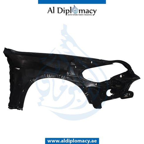 Front Left Fender, WITHOUT SIDE HOLE for BMW X5 Series E70 (2006-2013) models, Part Number T-51657178393