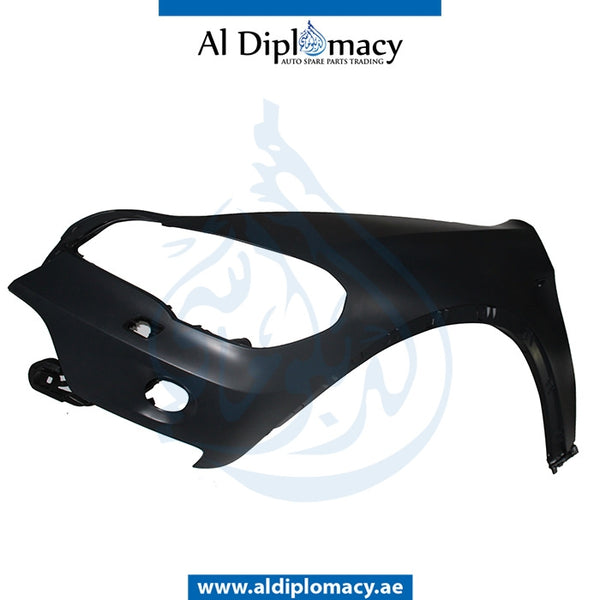 Front Left Fender, WITHOUT SIDE HOLE for BMW X5 Series E70 (2006-2013) models, Part Number T-51657178395