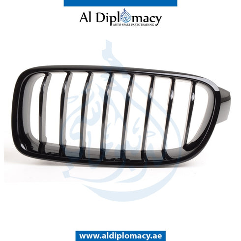 Left SHOW Grille, BLACK for BMW 3 Series F30 (2011-2015) models, Part Number T-51712240775
