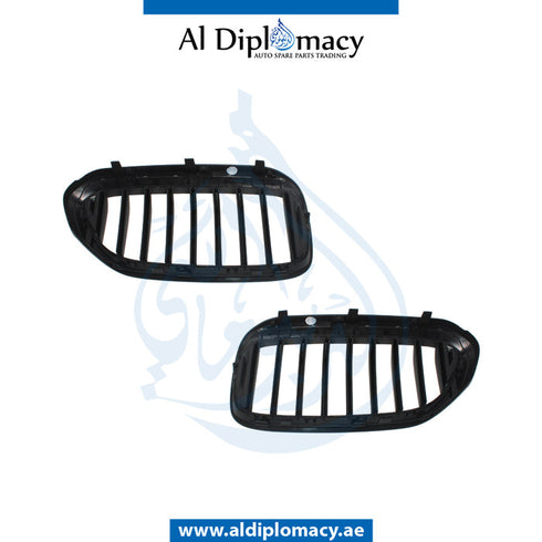 SHOW Grille, M Performance, BLACK Matt, SET for BMW 5 Series G30 (2016-2020) models