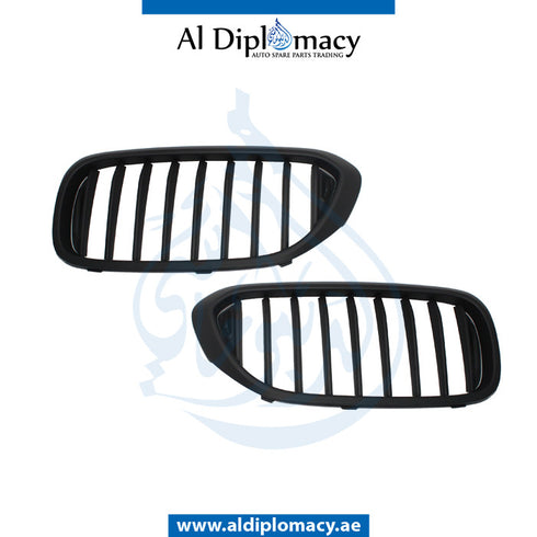 SHOW Grille, M Performance, BLACK Matt, SET for BMW 5 Series G30 (2016-2020) models, Part Number T-51712430993/994-MT-BK