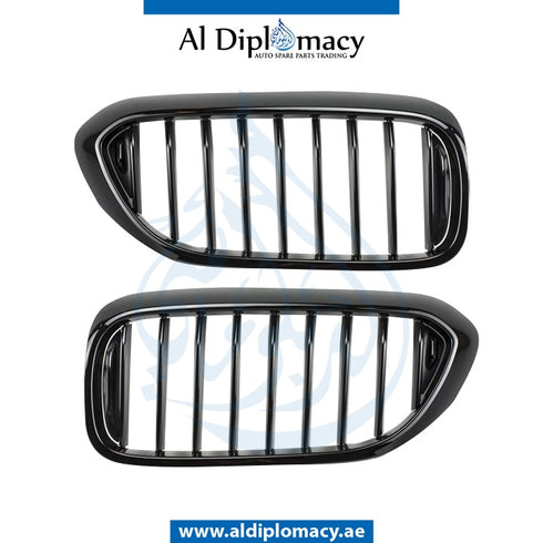 SHOW Grille, M PERFORMANCE Black, SET for BMW 5 Series G30 (2016-2020) models, Part Number T-51712430993/994