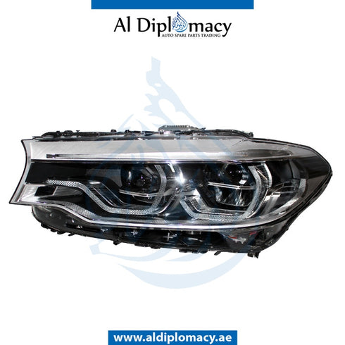 Left Headlight, ADAPTIVE LED for BMW 5 Series F90 (2020-2023) models, Part Number T-63117214961
