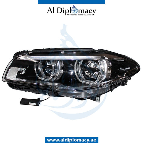 Left Headlight, UPGRADE FROM XENON TO LED 2014-2016 for BMW 5 Series F10 (2010-2016) models, Part Number T-63117352481-2014-2016