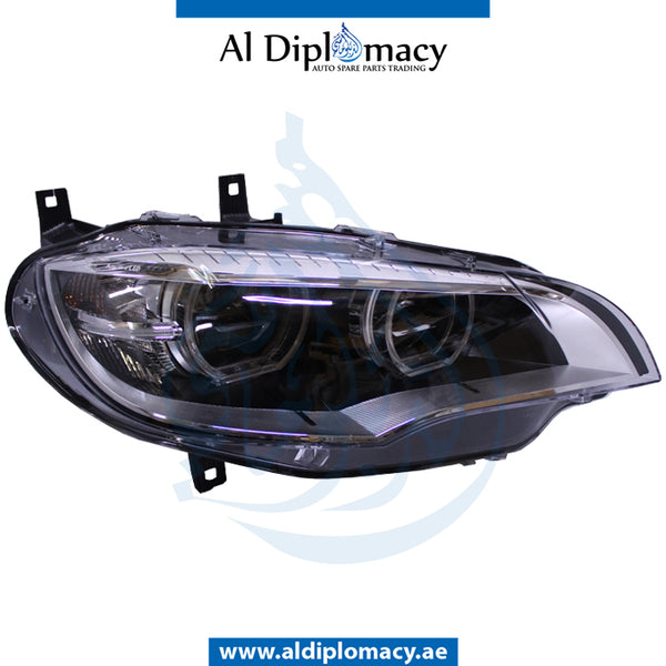Right Headlight, UPGRADE FROM XENON TO LED for BMW X6 Series E71 (2008-2014) models, Part Number T-63117359366-2009-2014