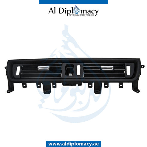 A/C Grille, CENTER for BMW 5 Series F10 (2010-2016) models, Part Number T-64229166885