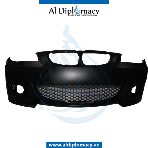 Front Bumper, WITH SENSOR AND WIPER Hole, M5 Look, FOG TYPE for BMW 5 Series E60 (2004-2010) models, Part Number T-E60FB(M5)04+S+W(FOGTYPE)