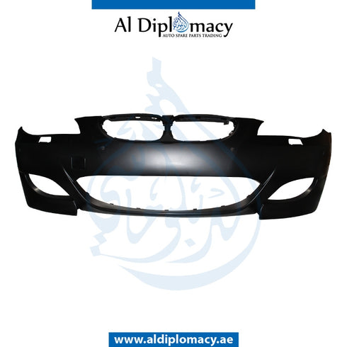 Front Bumper, WITH SENSOR AND WIPER Hole, M5 for BMW 5 Series E60 (2004-2010) models