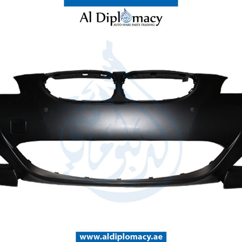 Front Bumper, WITH SENSOR AND WIPER Hole, M5 for BMW 5 Series E60 (2004-2010) models