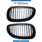 SHOW Grille, Black, SET for BMW 5 Series E60 (2004-2010) models, Part Number T-E60GRILL-BK(SET)