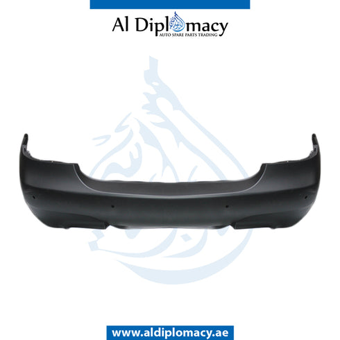Rear Bumper, WITH SENSOR Hole, M5 Look, DOUBLE EXHAUST TYPE for BMW 5 Series E60 (2004-2010) models