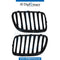 SHOW Grille, FULL GLOSSY Black, SET for BMW X1 Series E84 (2012-2015) models, Part Number T-E84GRILL-BK 12-(SET)GLOSSY