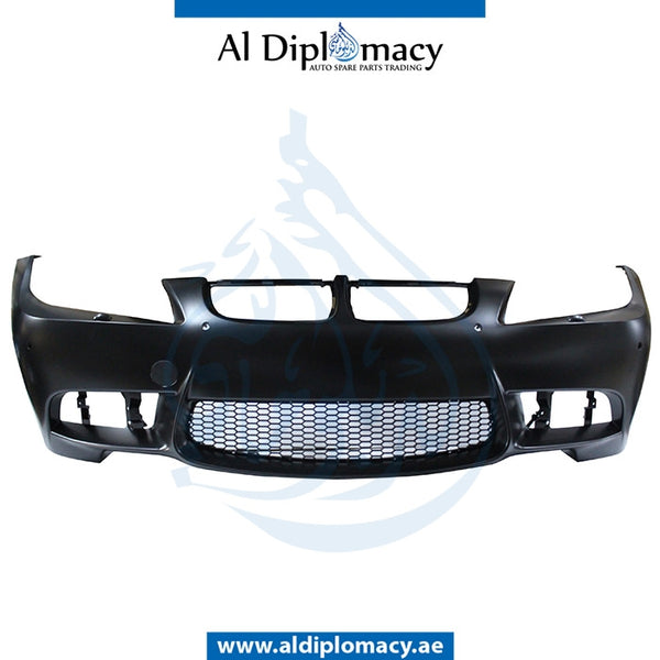 Front Bumper, WITH SENSOR AND WIPER Hole, M-tec FOG TYPE for BMW 3 Series E90 (2005-2011) models, Part Number T-E90FB(M-TEC)+S+W