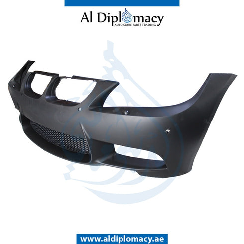Front Bumper, WITH SENSOR AND WIPER Hole, M3 LOOK for BMW 3 Series E90 (2009-2013) models