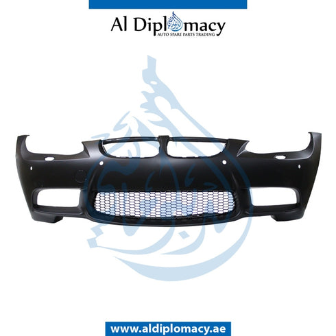 Front Bumper, WITH SENSOR AND WIPER Hole, M LOOK for BMW 3 Series E92 (2005-2013) models