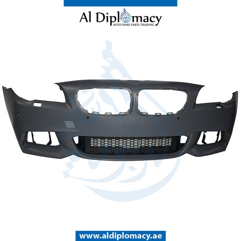 Front Bumper, WITH SENSOR AND WIPER Hole, M5 STYLE for BMW 5 Series F10 (2013-2016) models