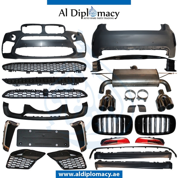 X6 F16 M BODY KIT 2015 COMPLETE for BMW X6 Series F16 (2014-2019) models, Part Number T-F16-X6M BODY KIT 2015-CO