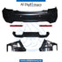 Rear Bumper, WITH SENSOR Hole, M2, COMPLETE for BMW 2 Series F22 (2017-2021) models, Part Number T-F22/F23RB(M2 STYLE)+S+W