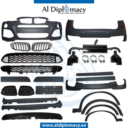 X3 F25 M BODY KIT COMPLETE for BMW X3 Series F25 (2010-2017) models, Part Number T-F25-X3M BODY KIT 2014-CO