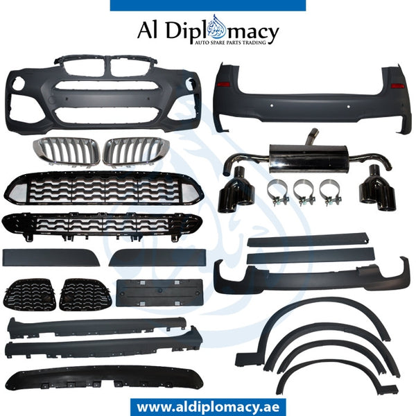 X3 F25 M BODY KIT COMPLETE for BMW X3 Series F25 (2010-2017) models, Part Number T-F25-X3M BODY KIT 2014-CO