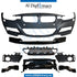 Front Bumper, WITH SENSOR AND WIPER Hole, M PERFORMANCE for BMW 3 Series F30 (2011-2015) models, Part Number T-F30FB(M-PER)+S+W