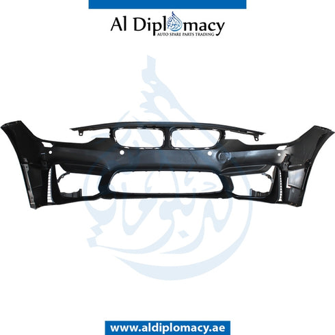 Front Bumper, WITH SENSOR AND WIPER Hole, M3 STYLE for BMW 3 Series F30 (2011-2015) models, Part Number T-F30FB(M3)+S+W