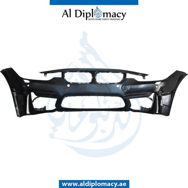 Front Bumper, WITH SENSOR AND WIPER Hole, M3 STYLE for BMW 3 Series F30 (2011-2015) models, Part Number T-F30FB(M3)+S+W