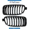 SHOW Grille, M Style, BLACK & Chrome, SET for BMW 3 Series F30 (2011-2015) models, Part Number T-F30GRILL-BK+CHROME-M(SET)