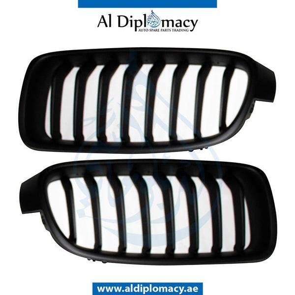 SHOW Grille, Black, SET for BMW 3 Series F30 (2011-2015) models, Part Number T-F30GRILL-BK(SET)