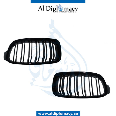 SHOW Grille, M3 Look, FULL Black, SET for BMW 3 Series F30 (2011-2015) models