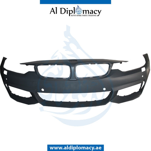Front Bumper, WITH SENSOR AND WIPER Hole, M PERFORMANCE LOOK for BMW 4 Series F32 (2013-2017) models
