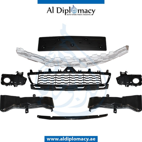 Front Bumper, WITH SENSOR AND WIPER Hole, M-tec LOOK for BMW 4 Series F32 (2013-2017) models