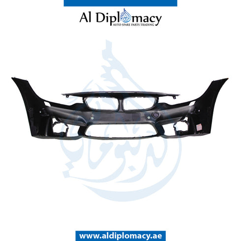 Front Bumper, WITH Sensor, WIPER Hole, AND Grille, M4 LOOK for BMW 4 Series F32 (2013-2017) models