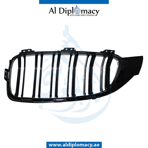 SHOW Grille, M4 Look, FULL Black, SET for BMW 4 Series F32 (2013-2017) models
