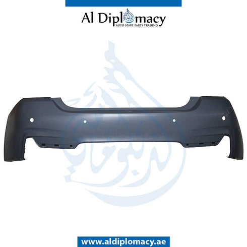 Rear Bumper, WITH SENSOR Hole, TWO SINGLE EXHAUST Type, M- PERFORMANCE for BMW 4 Series F32 (2013-2017) models, Part Number T-F32/F33/F36RB(M-PER)+S-TWO SINGLE EXHAUST