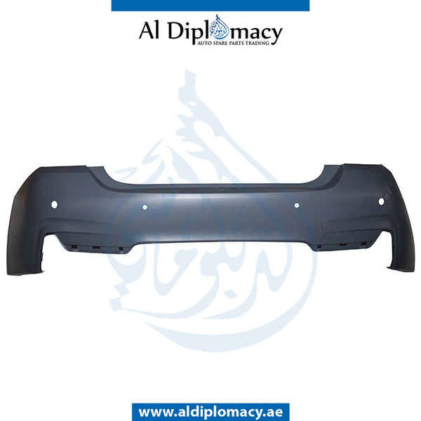 Rear Bumper, WITH SENSOR Hole, TWO SINGLE EXHAUST Type, M- PERFORMANCE for BMW 4 Series F32 (2013-2017) models, Part Number T-F32/F33/F36RB(M-PER)+S-TWO SINGLE EXHAUST