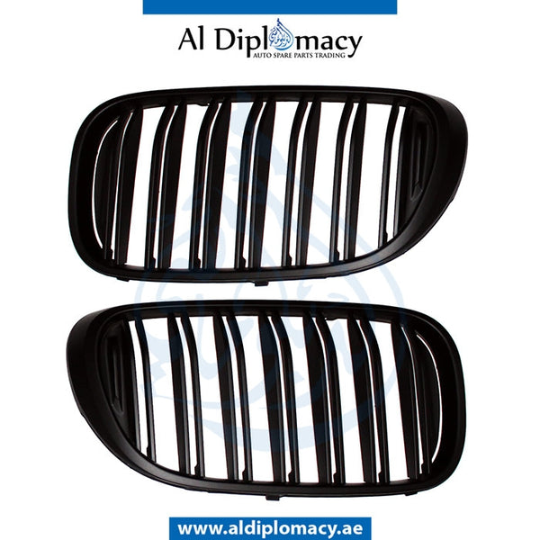 SHOW Grille, Black, M Look, Set, 2 LINES for BMW 7 Series G11 (2015) models, Part Number T-G11/G12 GRILLE(M LOOK)SET-BK