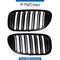 SHOW Grille, Black, M Look, Set, 2 LINES for BMW 7 Series G11 (2015) models, Part Number T-G11/G12 GRILLE(M LOOK)SET-BK