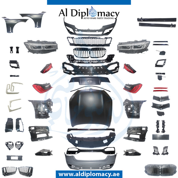 Front Rear G12 LCI M BODYKIT FIT 2016-up Complet. Hood, Fenders, Headlight, Stoplight, Bumper, Bumper, SIDE Skirt, AND EXHAUST for BMW 7 Series G12 (2019-2022) models, Part Number T-G12 LCI BODYKIT-2016 UP-CO