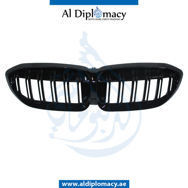 SHOW Grille, M3 Look, Black, SET for BMW 3 Series G20 (2018-2022) models, Part Number T-G20 GRILLE M3 LOOK BLACK