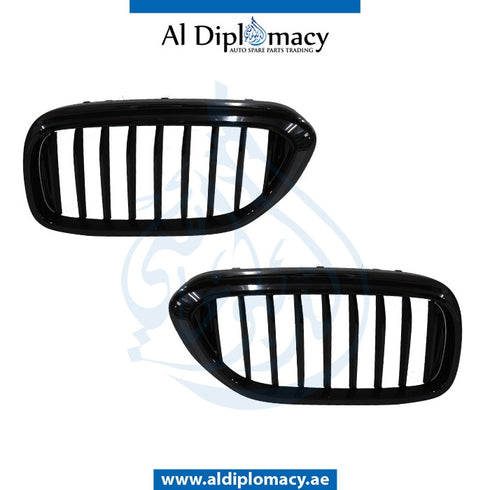 SHOW Grille, Black, SPORT Look, SET for BMW 5 Series G30 (2016-2020) models, Part Number T-G30 GRILL-BK-(SPORT LOOK) (SET)