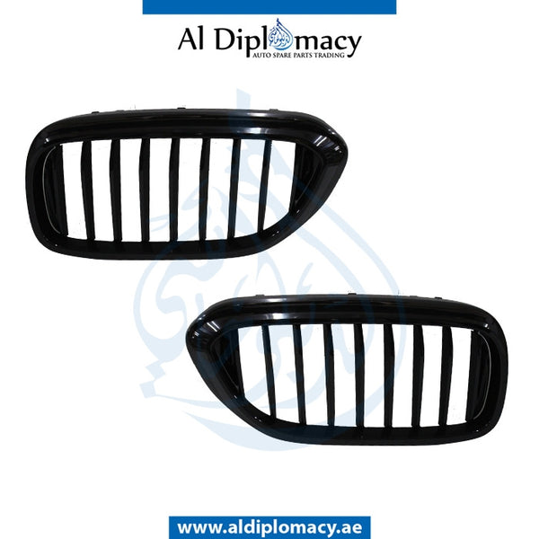 SHOW Grille, Black, SPORT Look, SET for BMW 5 Series G30 (2016-2020) models, Part Number T-G30 GRILL-BK-(SPORT LOOK) (SET)