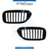 SHOW Grille, Black, SPORT Look, SET for BMW 5 Series G30 (2016-2020) models, Part Number T-G30 GRILL-BK-(SPORT LOOK) (SET)