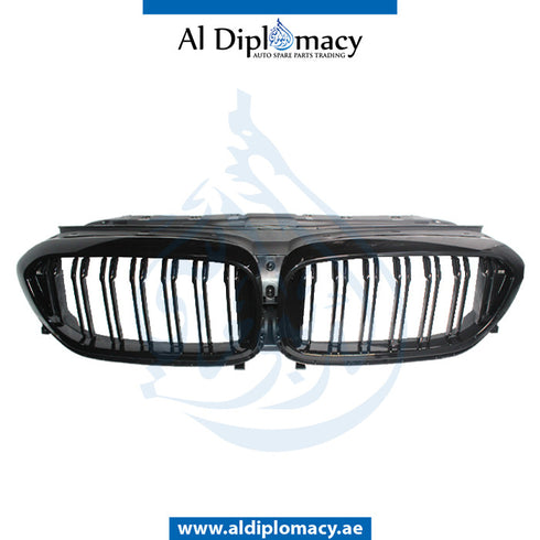 SHOW Grille, M5 Look, Black, SET for BMW 5 Series G30 (2016-2020) models, Part Number T-G30 GRILL-BK-(M5 LOOK) (SET)