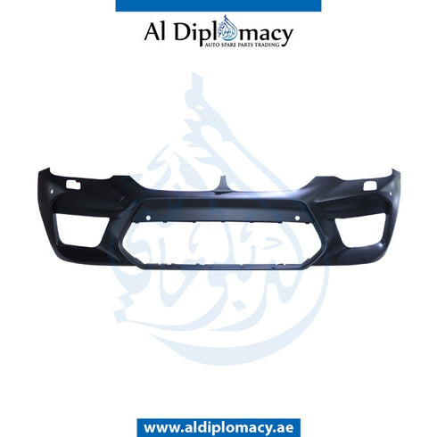 Front Bumper, WITH SENSOR AND WIPER Hole, M5 Style, COMPLETE for BMW 5 Series G30 (2016-2020) models