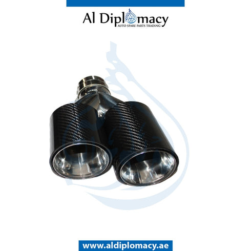 EXHAUST TAILPIPE Tip, Carbon, SET for BMW models