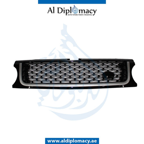SHOW Grille, FULL BLACK for Land Rover models, Part Number T-RR-SPORT GRILLE FULL BLACK 2010-